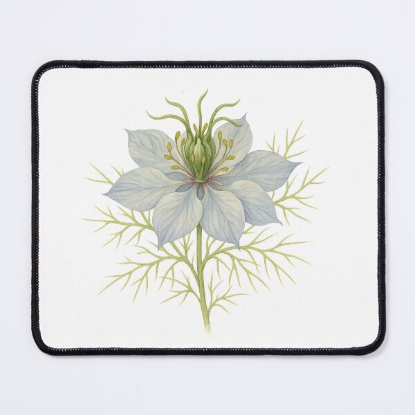 Item preview, A watercolor illustration of Nigella designed and sold by GentleMuse.