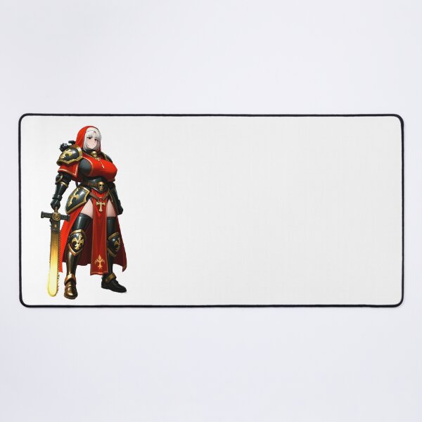 Item preview, Battle sister Warhammer designed and sold by TrinketsOddsandEndsEmporium.