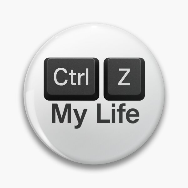 Item preview, Ctrl+Z My Life – Keyboard Undo Parody designed and sold by ⭐Anistore⭐.