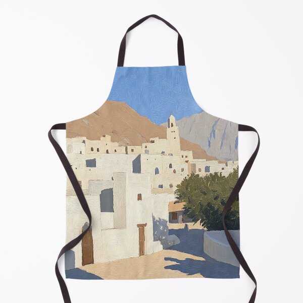 Item preview, Oman landscape | Post-impressionist painting style designed and sold by ComicsFactory.