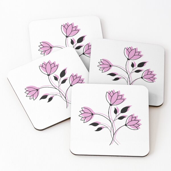 Item preview, Dainty Florals - Pink designed and sold by TheeForestFox Shop.