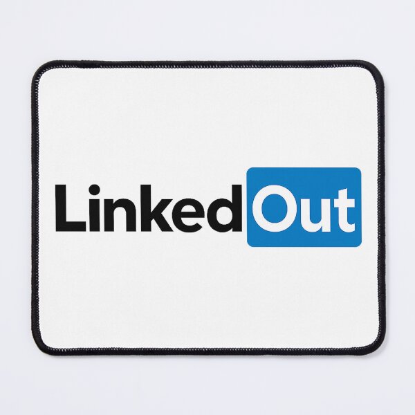 Item preview, LinkedOut – Funny LinkedIn Parody Logo designed and sold by ⭐Anistore⭐.