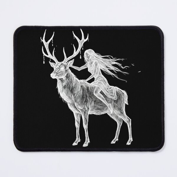 Item preview, Ghostly Rider on Mystic Stag designed and sold by PixCthulhu.