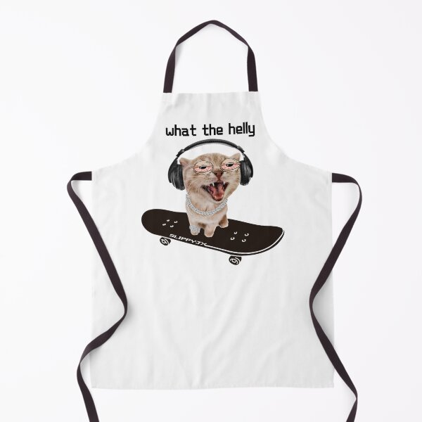 Item preview, what the hellcat cat on skateboard hell cat designed and sold by slippyjx.