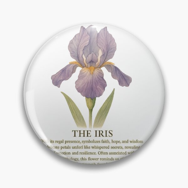 Item preview, A watercolor illustration of Iris designed and sold by GentleMuse.