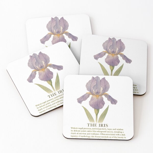 Item preview, A watercolor illustration of Iris designed and sold by GentleMuse.