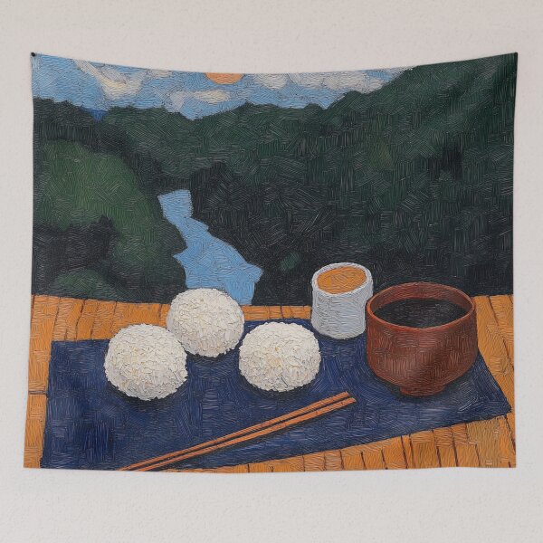 Item preview, Onigiri | Post-impressionist painting style designed and sold by ComicsFactory.
