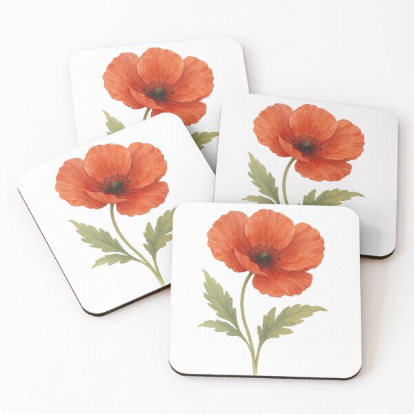 Item preview, A watercolor illustration of Poppy designed and sold by GentleMuse.