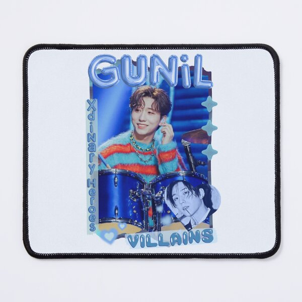Item preview, Gunil Xdinary Heroes Kpop Boy Band Cool Blue Collage Art Design designed and sold by HELL0WBELLO.
