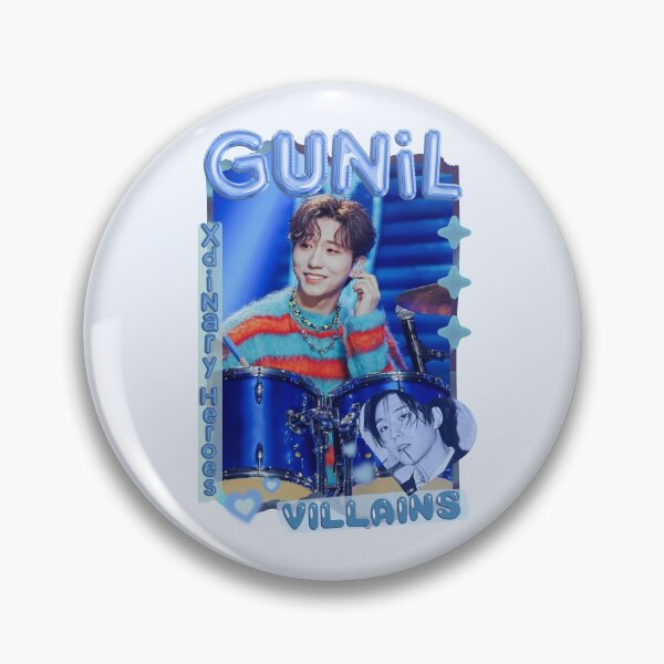 Item preview, Gunil Xdinary Heroes Kpop Boy Band Cool Blue Collage Art Design designed and sold by HELL0WBELLO.