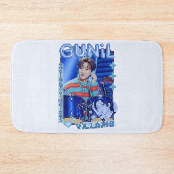 Item preview, Gunil Xdinary Heroes Kpop Boy Band Cool Blue Collage Art Design designed and sold by HELL0WBELLO.