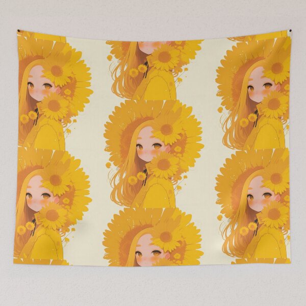 Aperçu de l'œuvre Tournesol mignon créée et vendue par MendaciousMina.