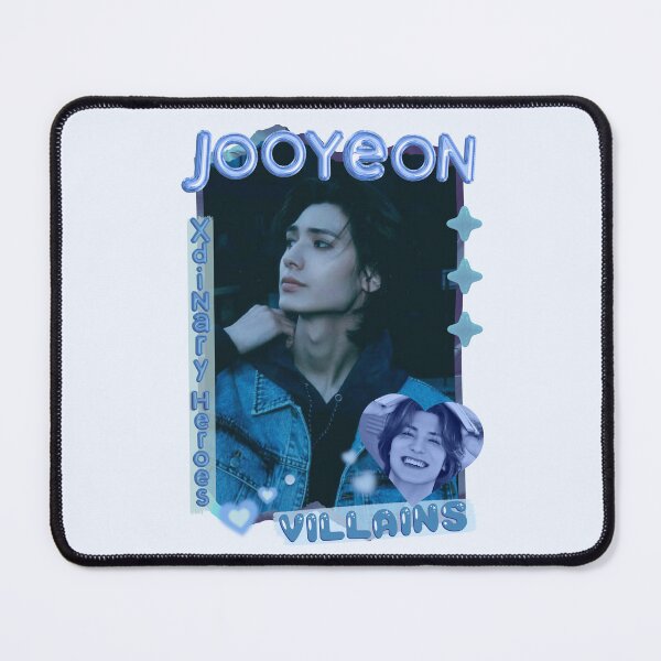 Item preview, Jooyeon Xdinary Heroes Kpop Boy Band Cool Blue Collage Art Design designed and sold by HELL0WBELLO.