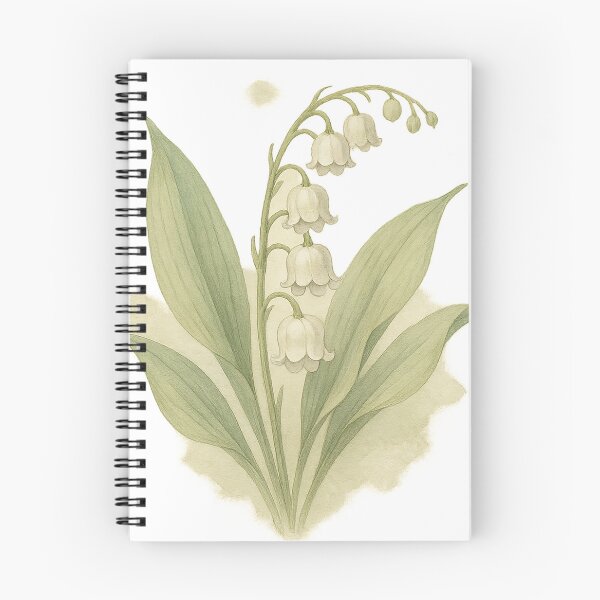 Item preview, A watercolor illustration of Lily of the Valley designed and sold by GentleMuse.