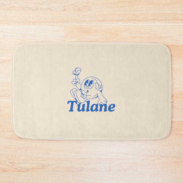 Item preview, blue new orleans tulane illustrated world touching butterfly - retro trendy  designed and sold by jessicaleah15.