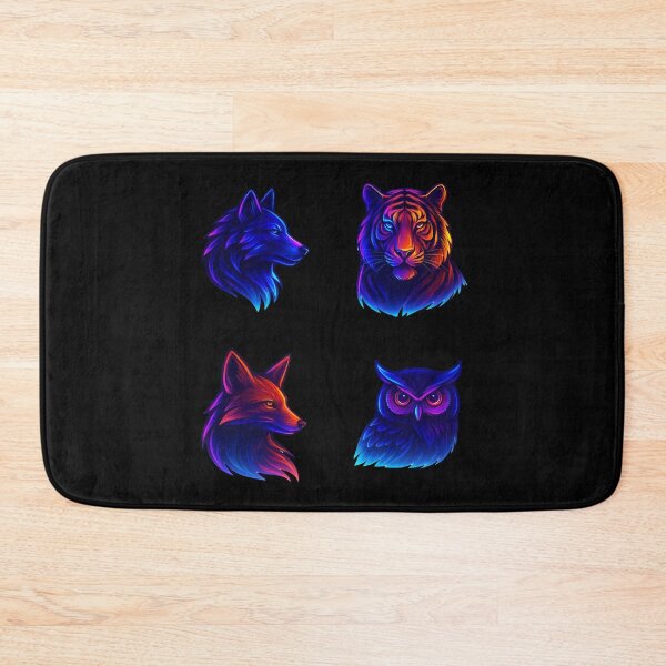 Item preview, Cyberpunk Spirit Animals: Neon Power designed and sold by Design_Your_Day.
