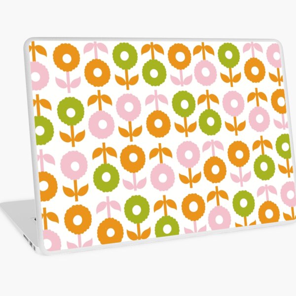Aperçu de l'œuvre Motif floral rétro à pois joyeux créée et vendue par Willow & Grace Designs.