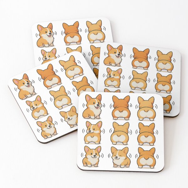Item preview, CORGI DOG WIGGLE BUTTS, AI designed and sold by davidjulie.