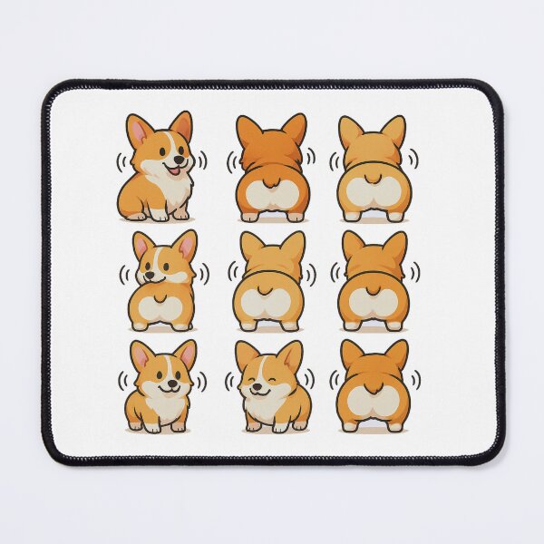 Item preview, CORGI DOG WIGGLE BUTTS, AI designed and sold by davidjulie.