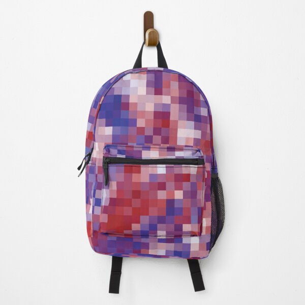 Item preview, Red White Blue Pixel Art Pattern designed and sold by wendymariemedia.