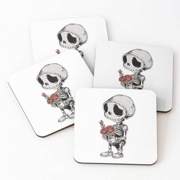 Item preview, Grunge Rose Skeleton – Emo Floral Illustration designed and sold by Dark-Circuit-Haven.