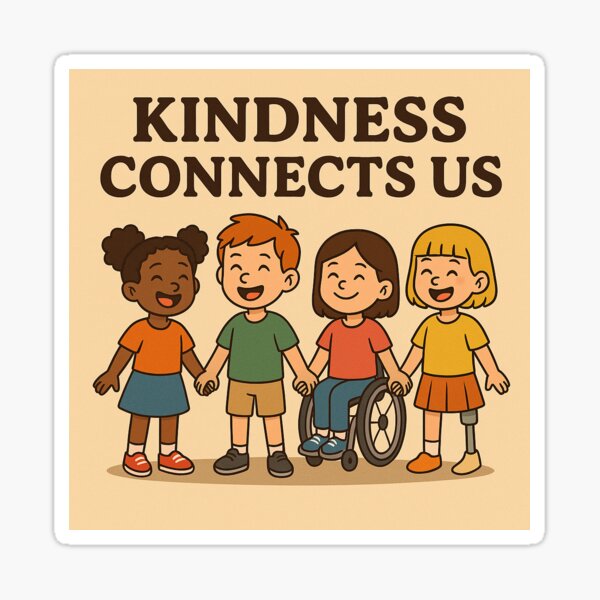 Item preview, Kindness Connects Us – Inclusive Unity Art designed and sold by Lapisek.