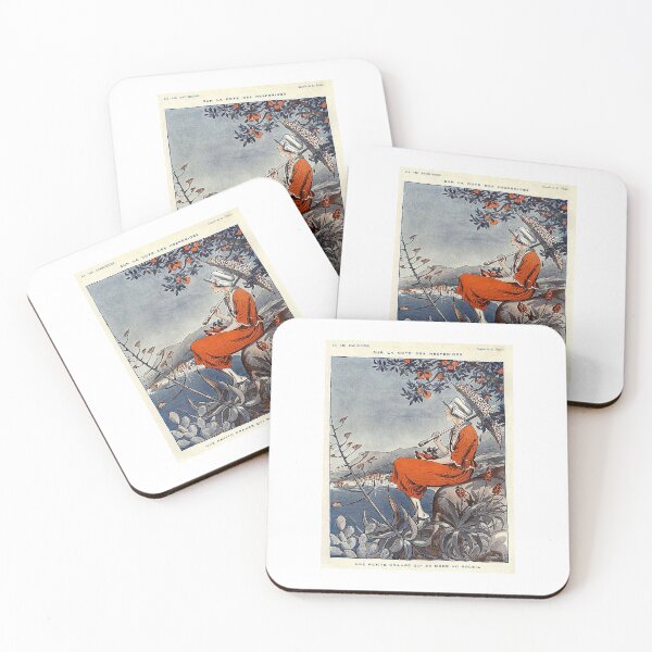 Item preview, Vie Parisienne Cover Fashion Lady Umbrella Beach Orange Fruit Vintage   designed and sold by TeeARTHY.