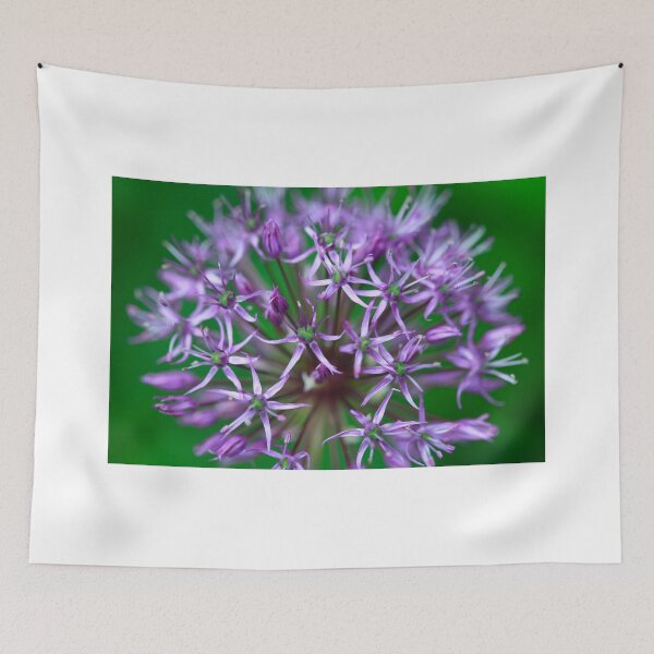 Item preview, Violet wild garlic on green background designed and sold by olena2552.