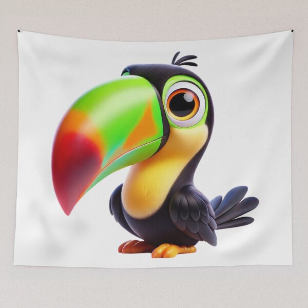 Item preview, Adorable Keel-Billed Toucan designed and sold by Sillytoe.