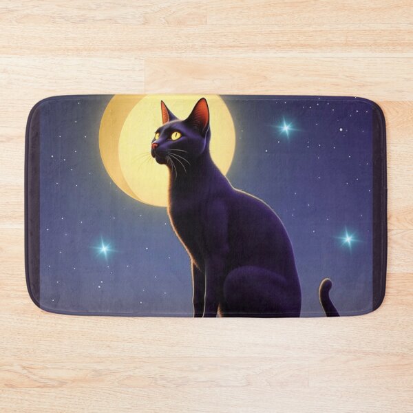 Item preview, Black Cat Sitting in the Moonlight designed and sold by Creative Mama.