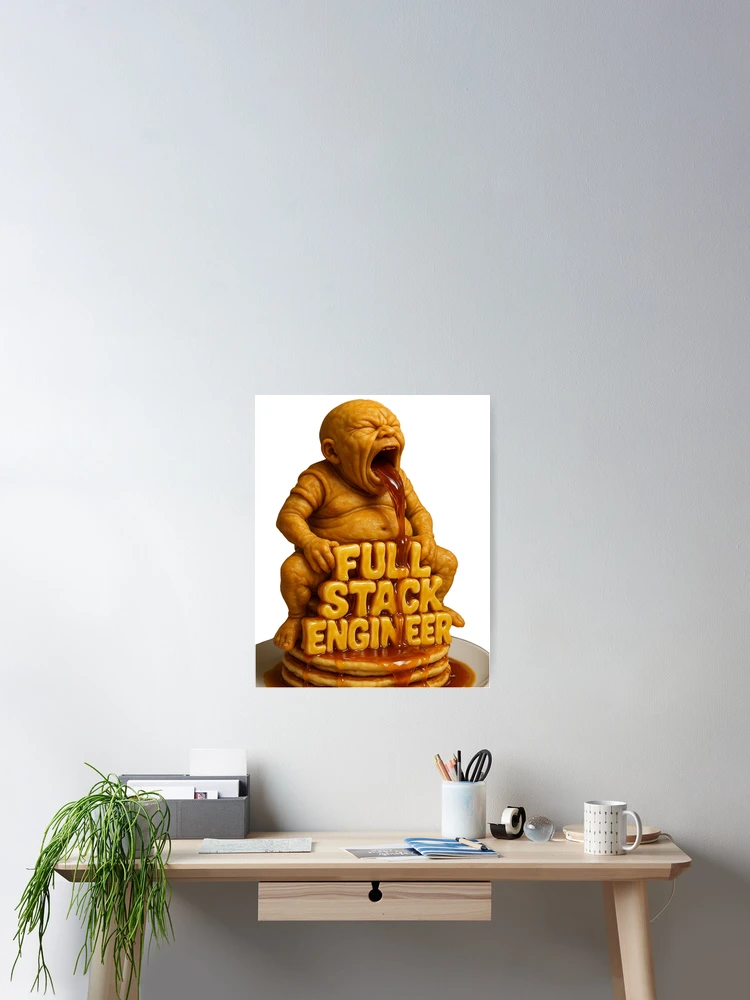 Thumbnail 2 of 3, Poster, Stack Overflow: Breakfast Edition designed and sold by SoftwareStickers.