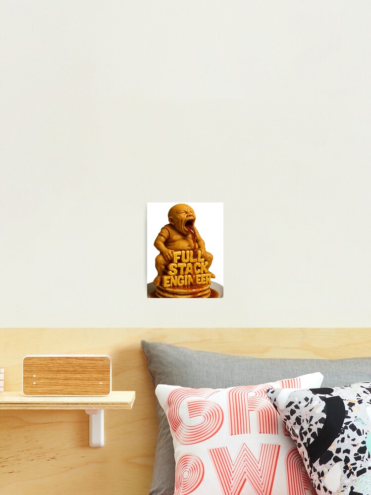 Thumbnail 2 of 3, Photographic Print, Stack Overflow: Breakfast Edition designed and sold by SoftwareSticker.