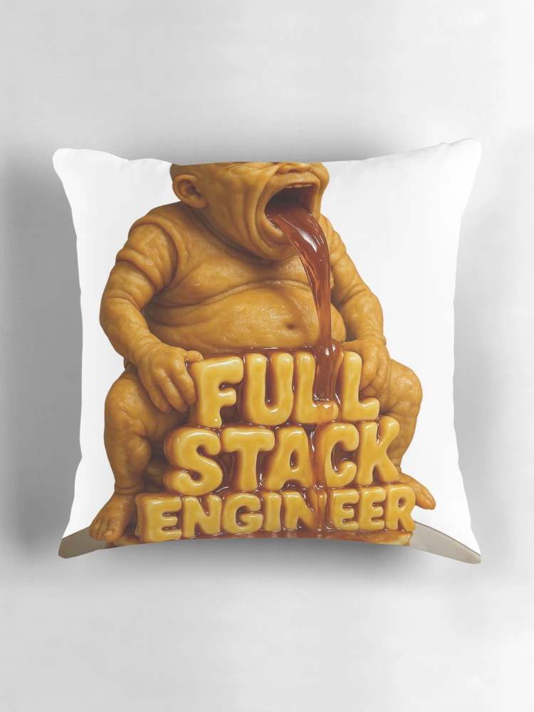 Thumbnail 3 of 4, Pillow, Stack Overflow: Breakfast Edition designed and sold by SoftwareStickers.