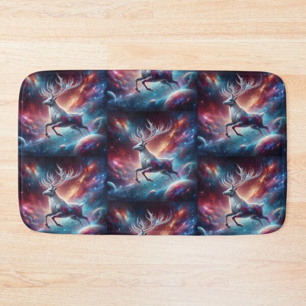 Item preview, mystical reindeer in space designed and sold by Dogandesighn.