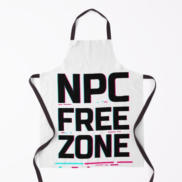 Item preview, NPC Free Zone – Cyberpunk Glitch Design designed and sold by Rebel Animal.