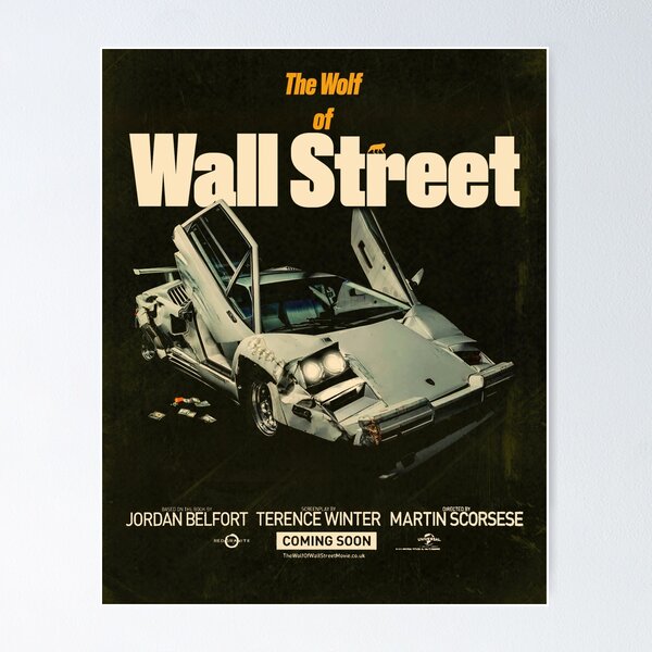 Item preview, The Wolf of Wall Street designed and sold by Wayko Graphics.