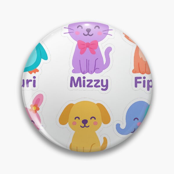 Item preview, Colorful favorite animals for children - sticker sheet designed and sold by Herzgewitter.