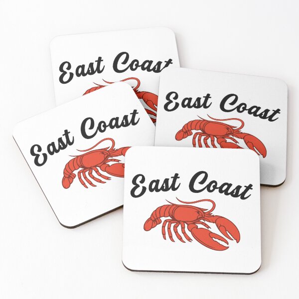 Item preview, Lobster illustration with East Coast print designed and sold by NoirBloom.