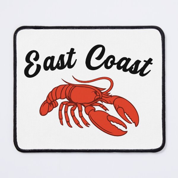 Item preview, Lobster illustration with East Coast print designed and sold by NoirBloom.