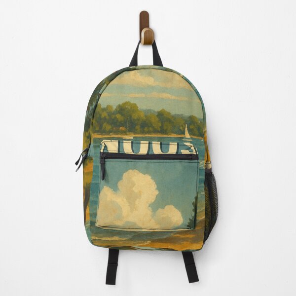 Item preview, Noosaville River Boats and Tree Queensland Australia designed and sold by Aryabek.