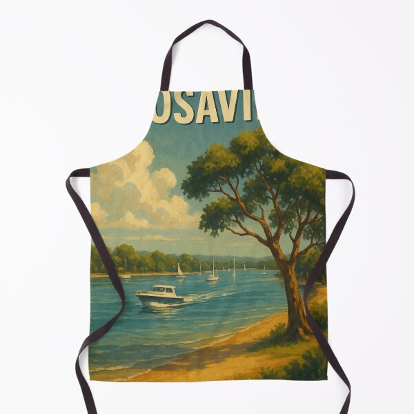 Item preview, Noosaville River Boats and Tree Queensland Australia designed and sold by Aryabek.