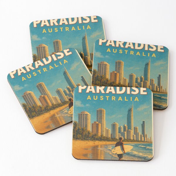 Item preview, Surfers Paradise Queensland Coastline designed and sold by Aryabek.
