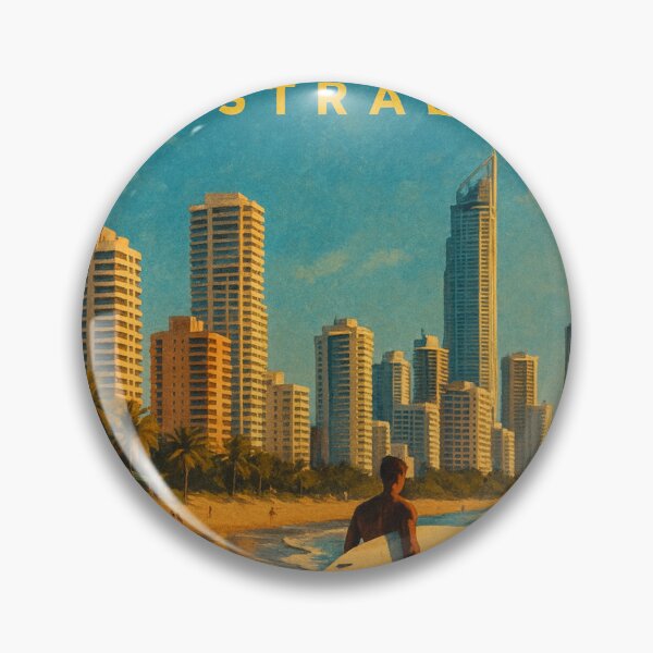 Item preview, Surfers Paradise Queensland Coastline designed and sold by Aryabek.