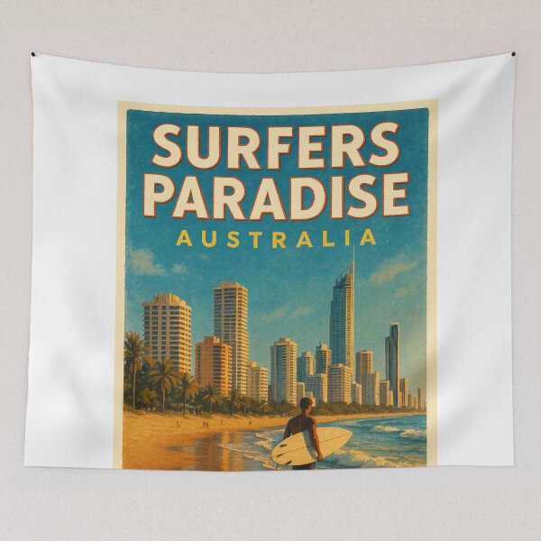 Item preview, Surfers Paradise Queensland Coastline designed and sold by Aryabek.