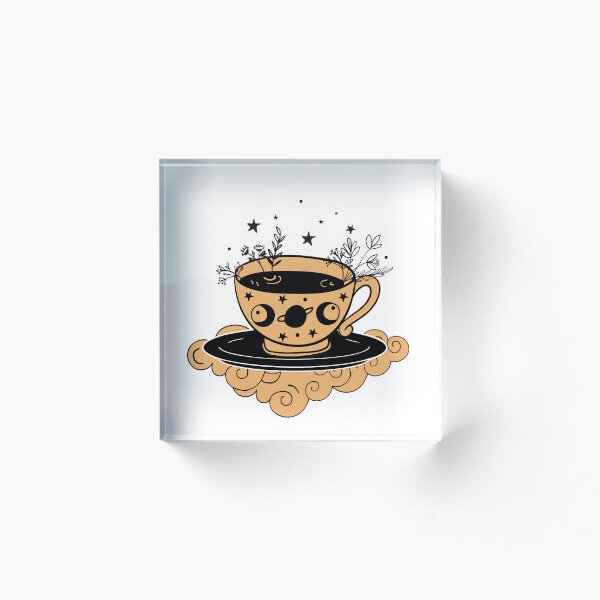 Item preview, Pastel Orange Astrology Tea Cup Design designed and sold by Midnight789.