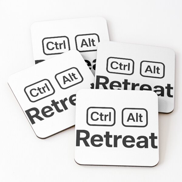 Item preview, Ctrl Alt Retreat – Tech Burnout Parody designed and sold by ⭐Anistore⭐.