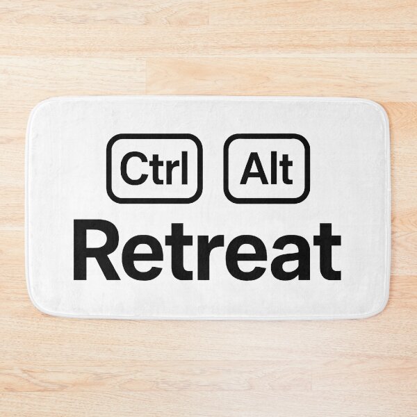 Item preview, Ctrl Alt Retreat – Tech Burnout Parody designed and sold by ⭐Anistore⭐.