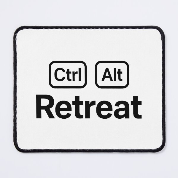 Item preview, Ctrl Alt Retreat – Tech Burnout Parody designed and sold by ⭐Anistore⭐.