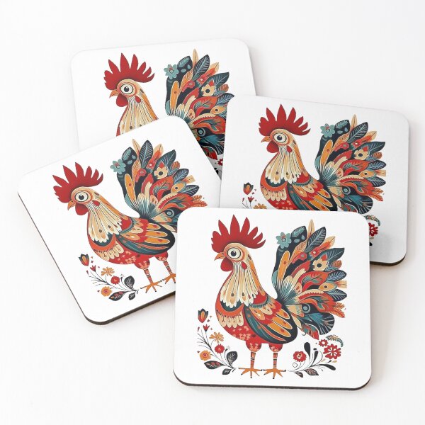 Item preview, Rooster sticker designed and sold by I-R-A.