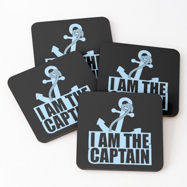 Item preview, I Am The Captain Sailor Saying Text Quote Fun Logo designed and sold by shirt-o-mat.
